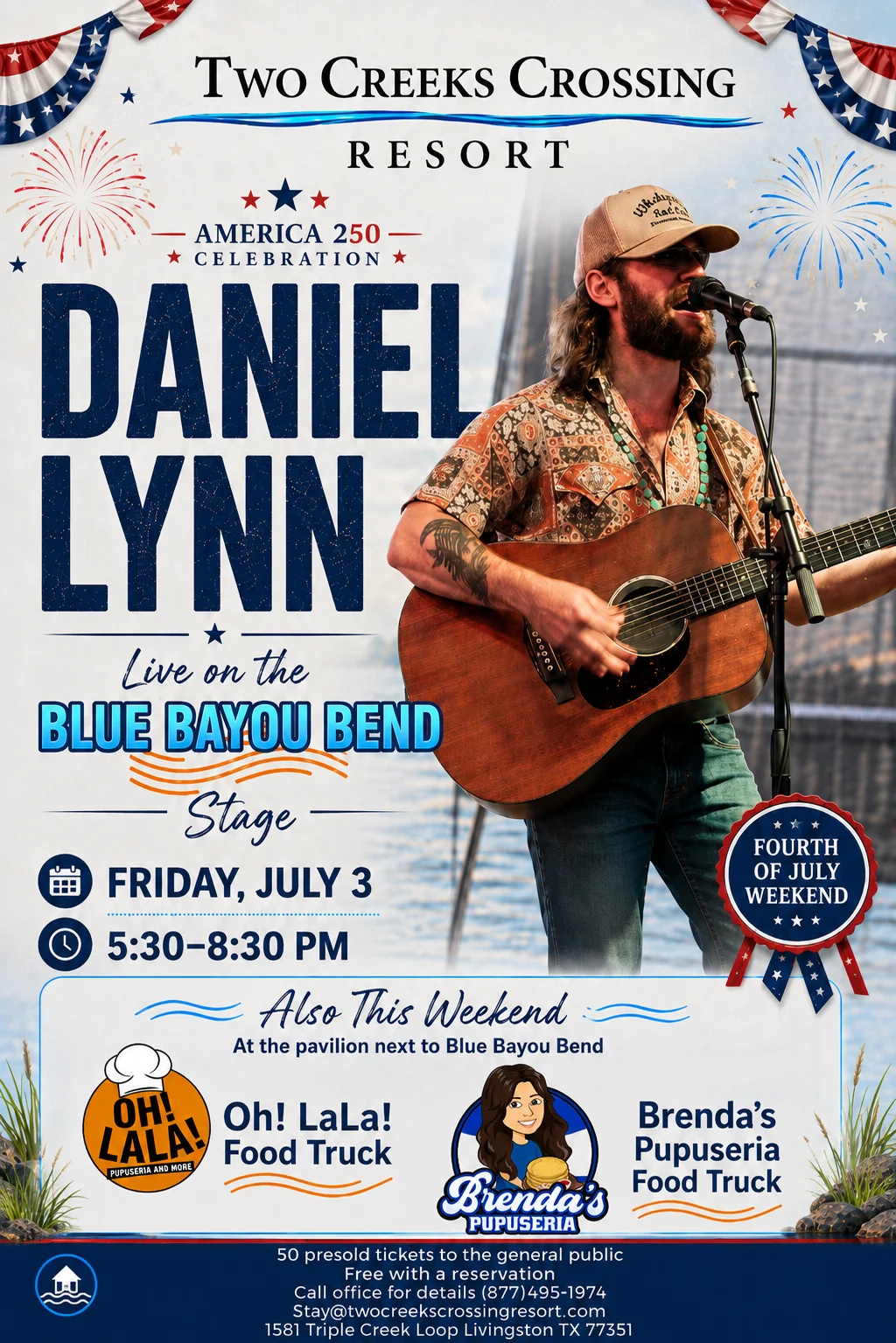 Daniel Lynn event flyer