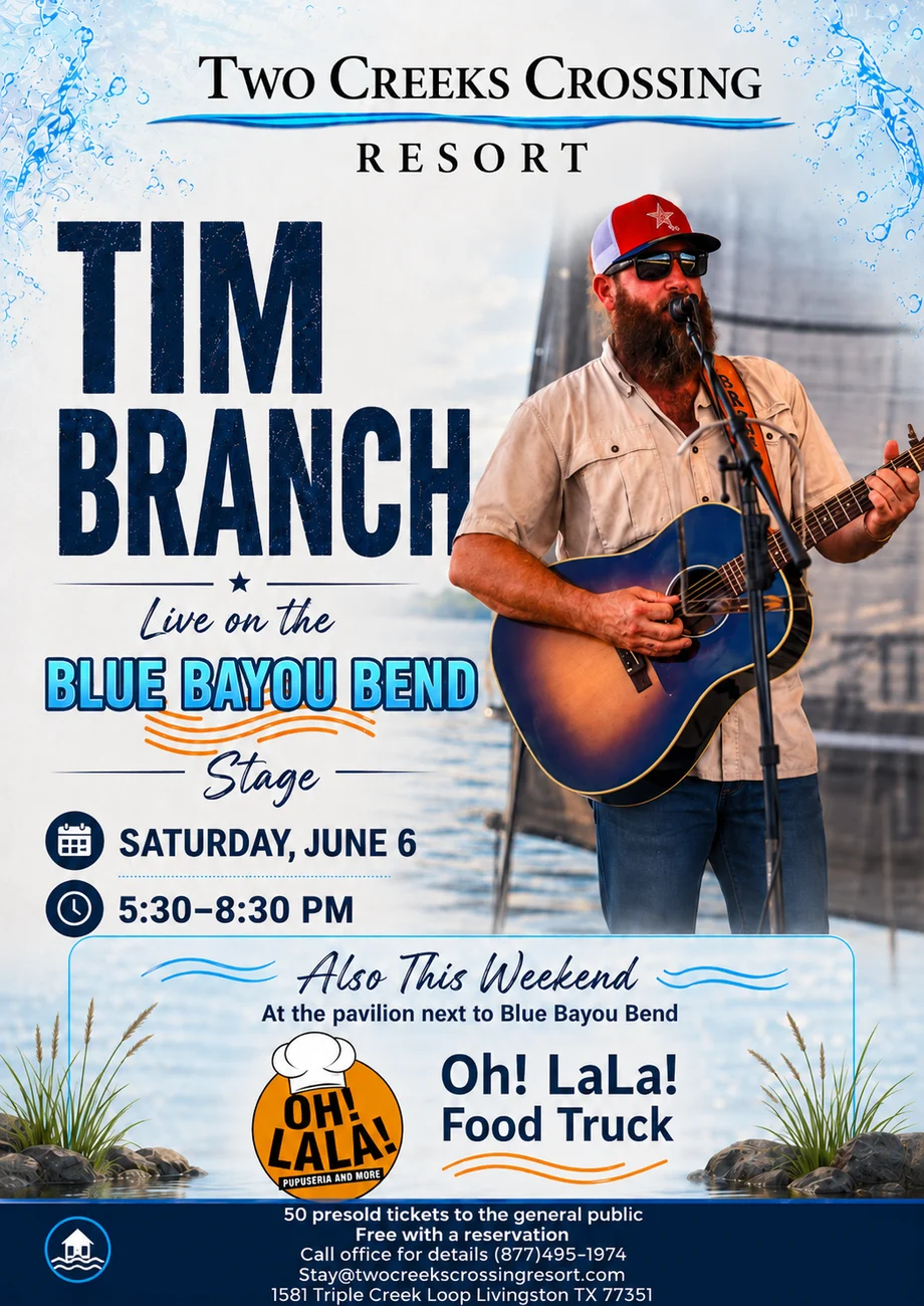 Tim Branch event flyer
